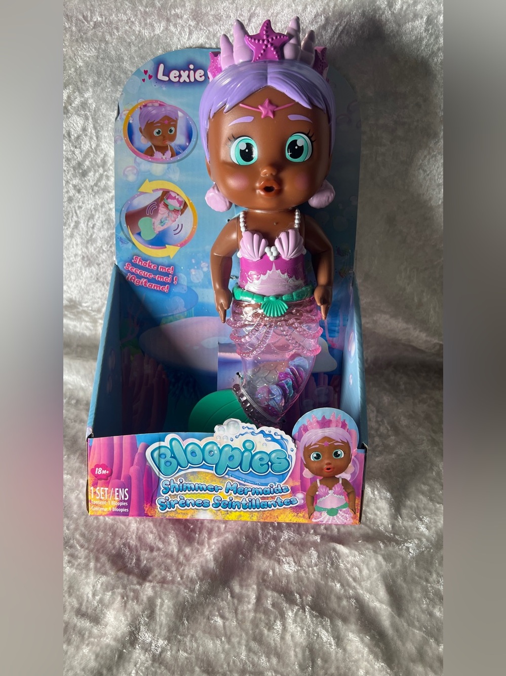 Lexie Shimmer Mermaid Doll - Purple Lexi
